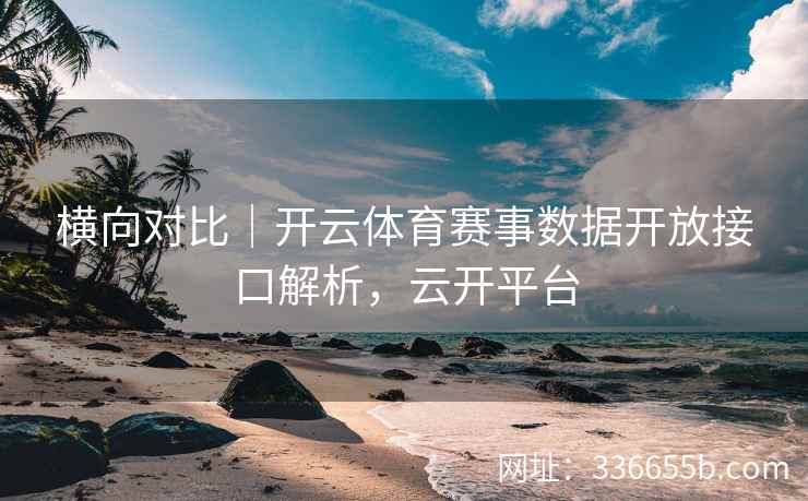 横向对比｜开云体育赛事数据开放接口解析，云开平台