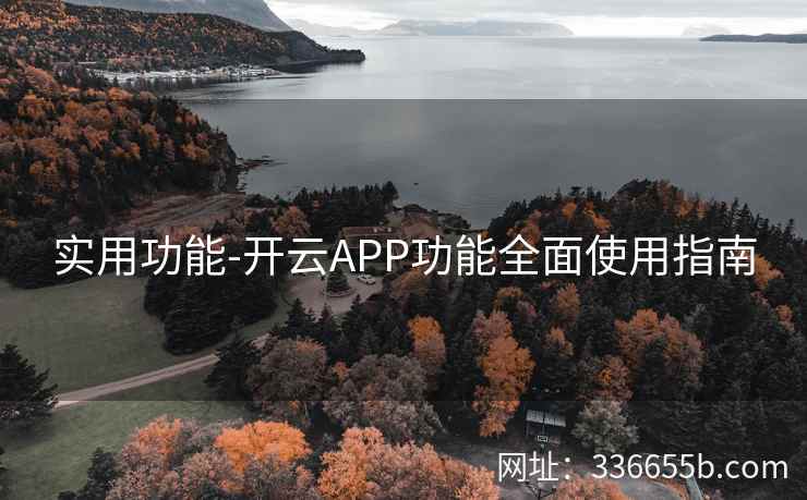 实用功能-开云APP功能全面使用指南